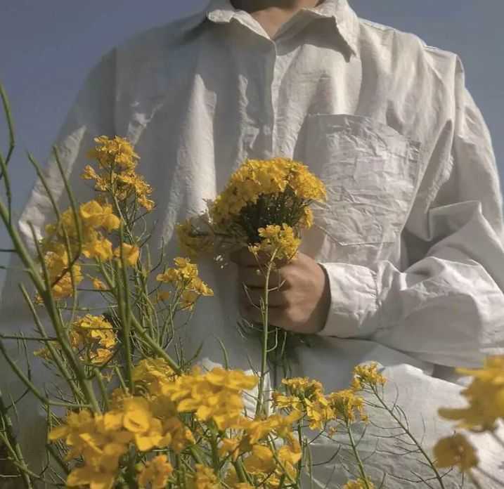 有一张图 是一个男生拿着手捧花 只有手臂和花在照片里 有人知道吗?