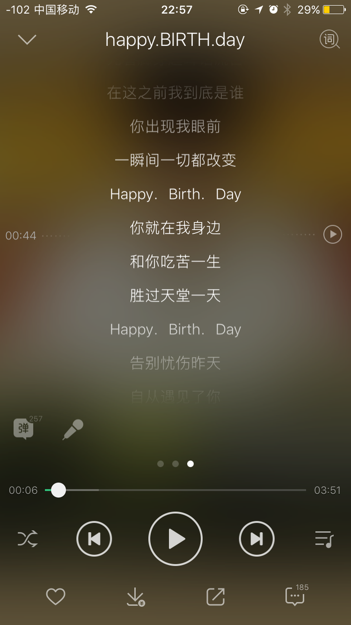 《happy birth day》非常推荐 这首歌不是生日快乐的意思 而是感谢