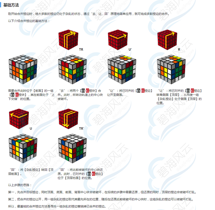 怎么才能复原已经打乱的四阶魔方