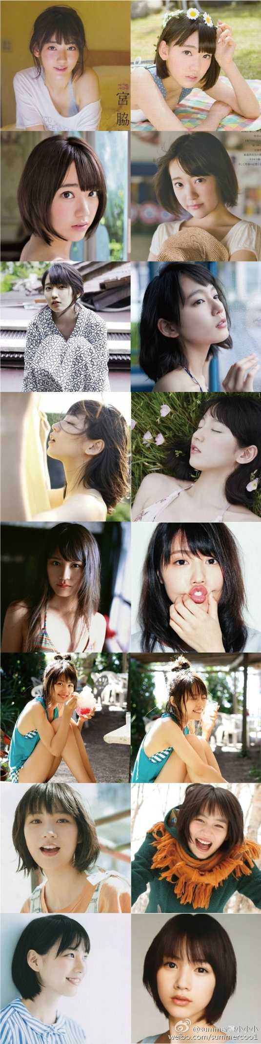 p6:松岗末优,yagi arisa,生田绘梨花,三吉彩花 p7:小松菜奈,武田玲奈