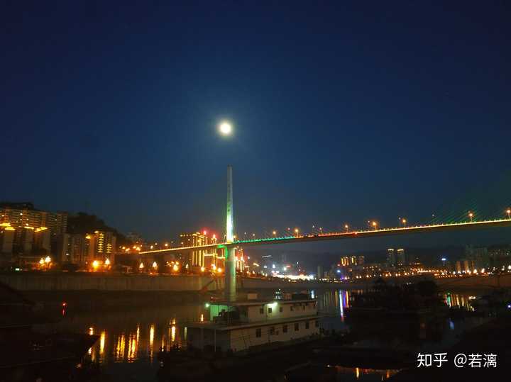 还是重庆涪陵乌江夜景