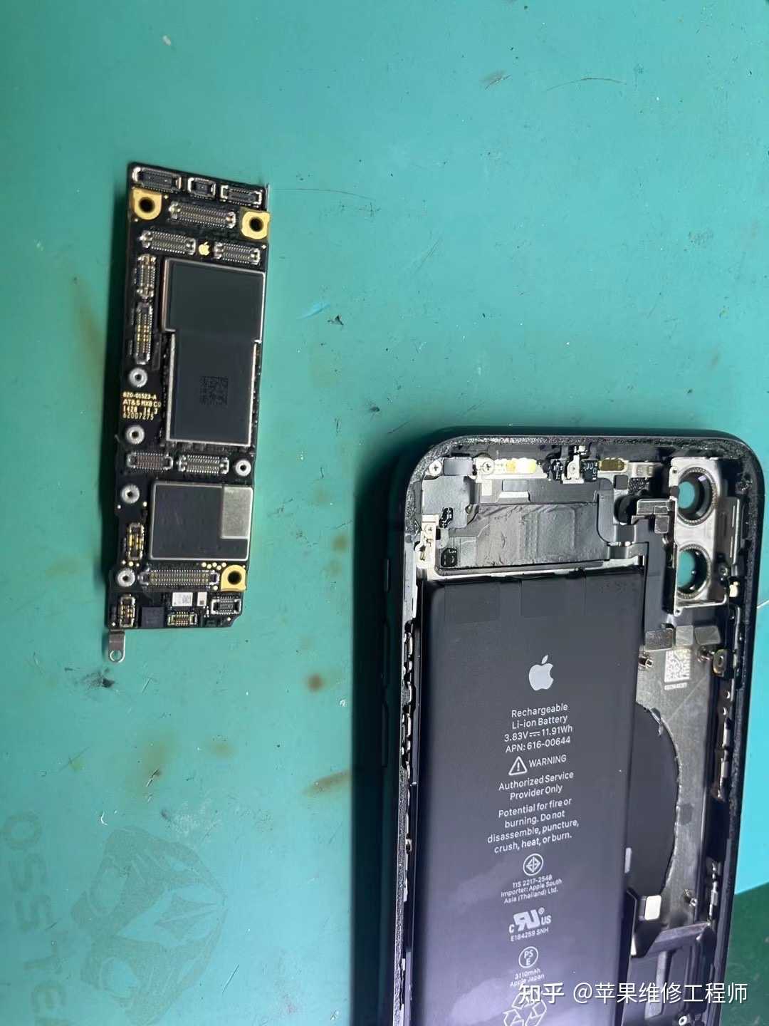 苹果维修工程师 的想法: iphone11面容主板问题ok,单1