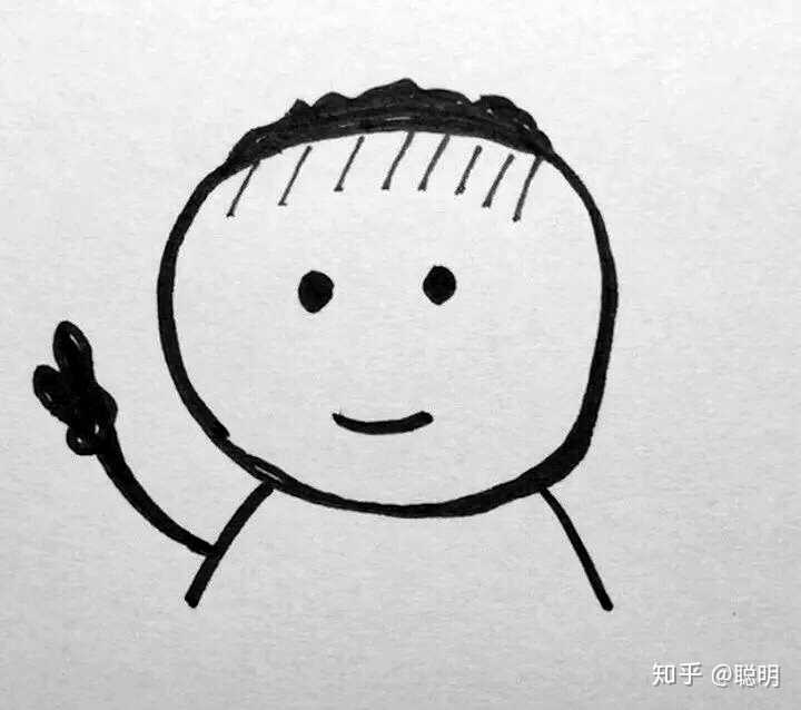 有什么简洁可爱的简笔画头像?