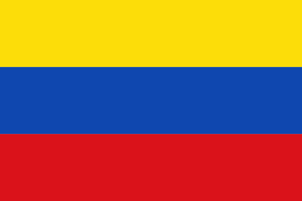 为什么哥伦比亚国旗黄,蓝,红的比例是2:1:1而不是1:1