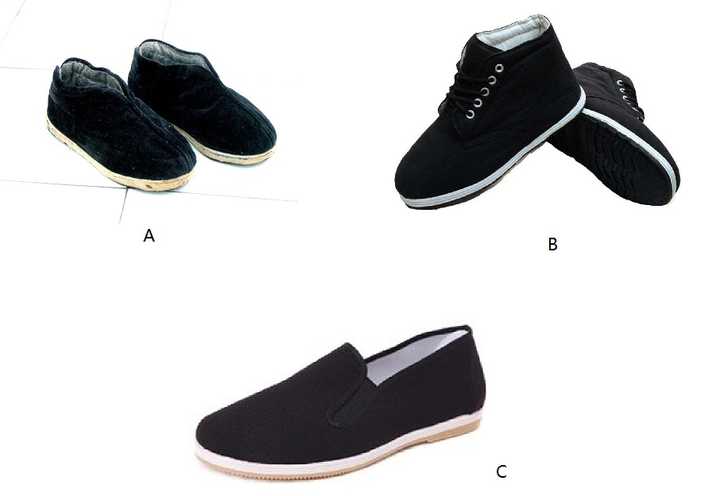 不管哪种布鞋,都可分鞋底和鞋面两部分.下面以c样式为例. 1. 鞋底.