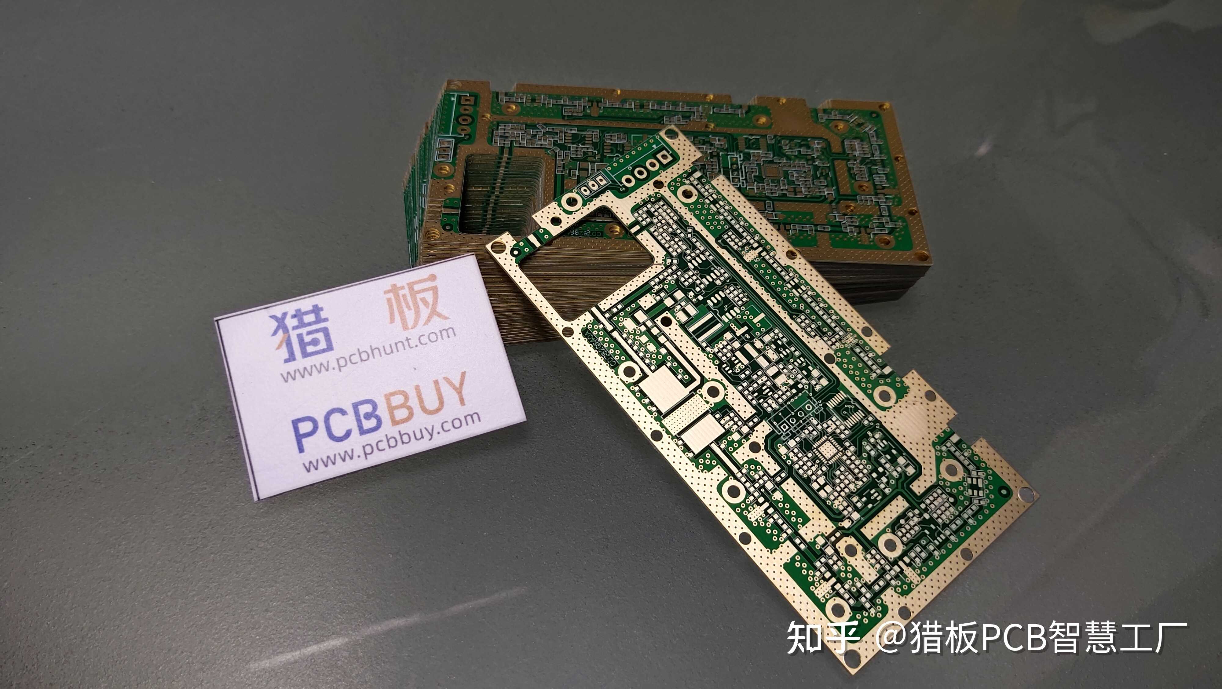 猎板pcb智慧工厂 的想法: 【漂亮的线路板】 新出炉的