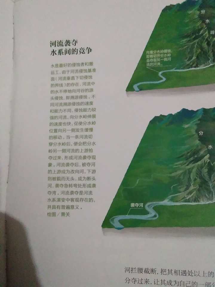 是这样的,答案上的a应该是正确的,因为书中有这样一个概念:溯源侵蚀