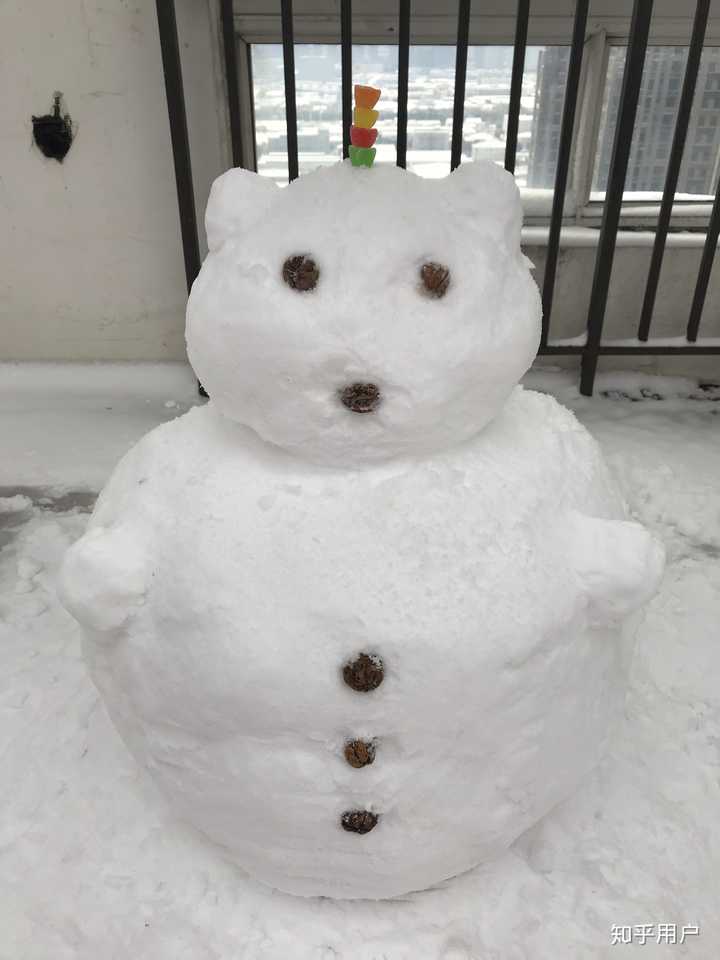 2018年,去顶楼堆的的雪人