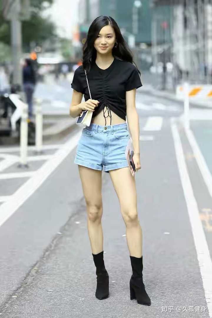 女生大腿上的肉咋减?