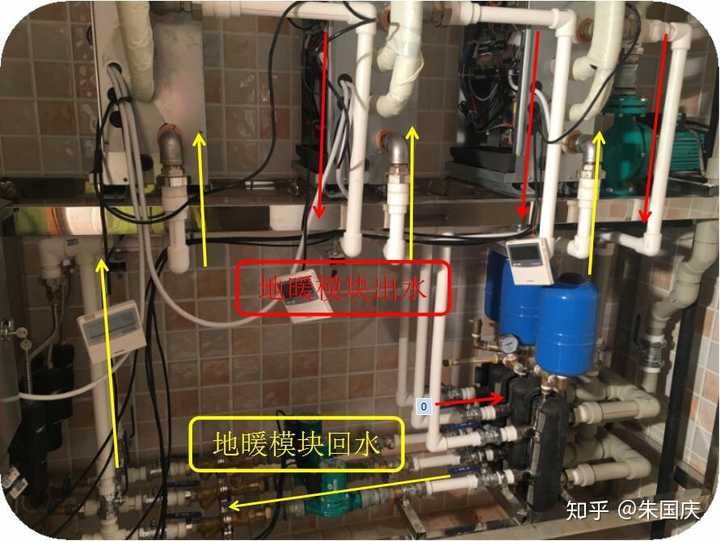 排屋采暖面积260平方左右,请问下大神们东芝中央空调 地暖水模块的