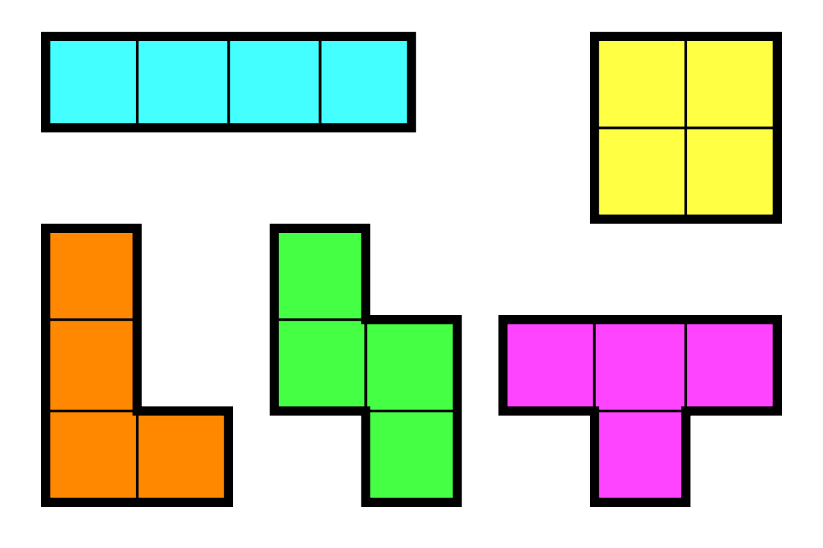 形状各异的方块代表着不同性格的人