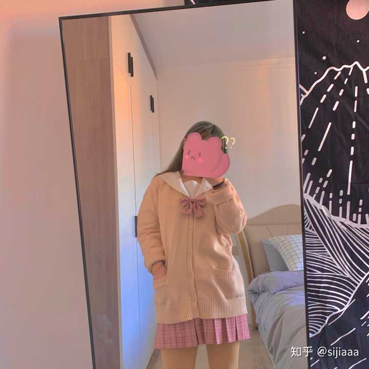 腿粗的女生可以穿jk制服嘛?