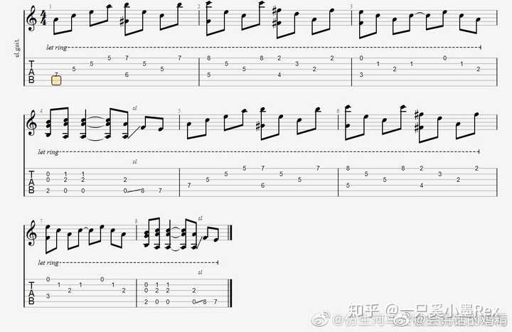 抄袭《stairway to heaven》 qq音乐搜索"失恋无字歌" 谱子对比图我