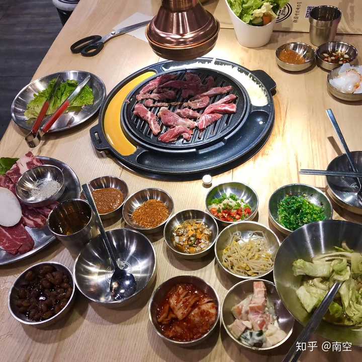 晚餐8点多 韩国烤肉.