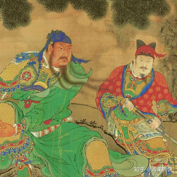 在盔甲外头罩衣服的做法多见于宋代以后了,但这种"文武袖"做法似乎
