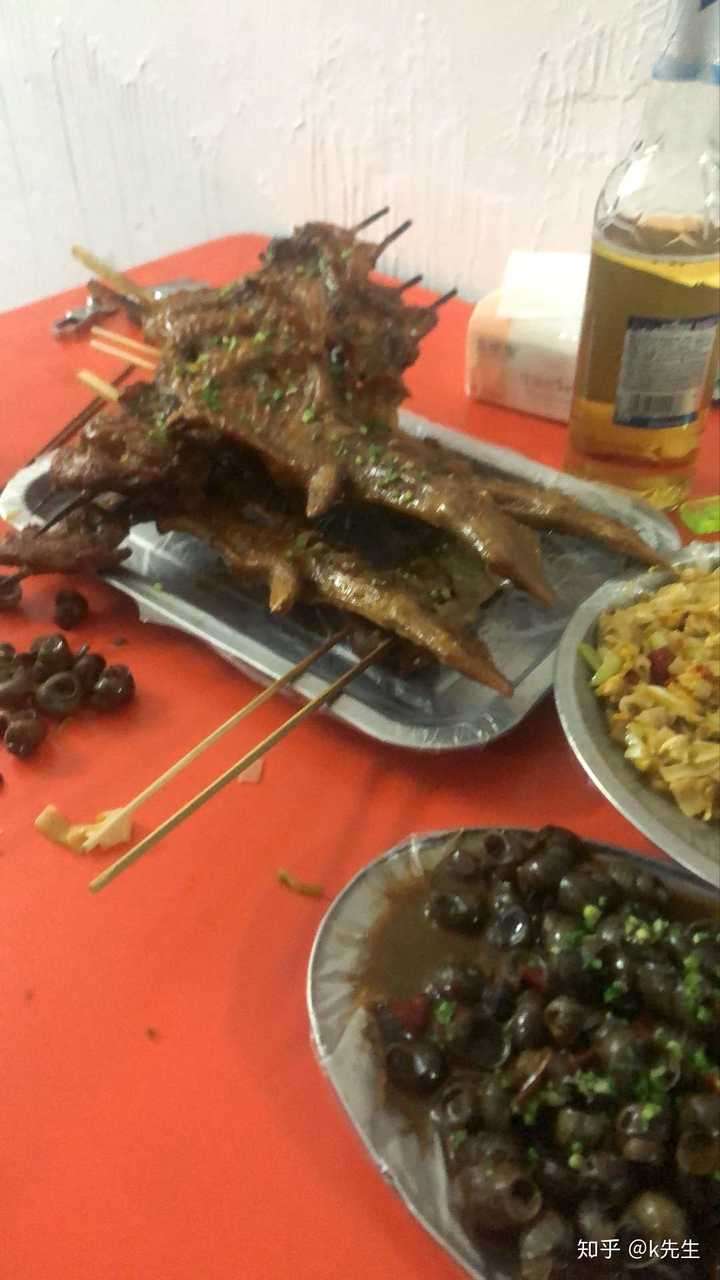 烤火鸡翅膀 我还没在其他的地方看见过(包括临县都没看见过)