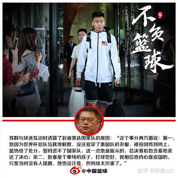 赵睿穿美国队服被篮协处分# - 知乎