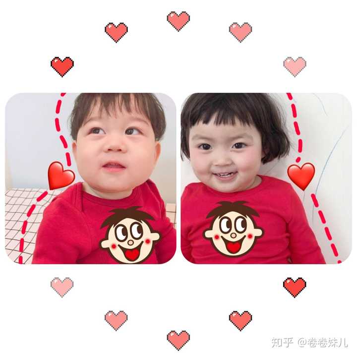 有哪些可爱小萌娃的情侣头像?