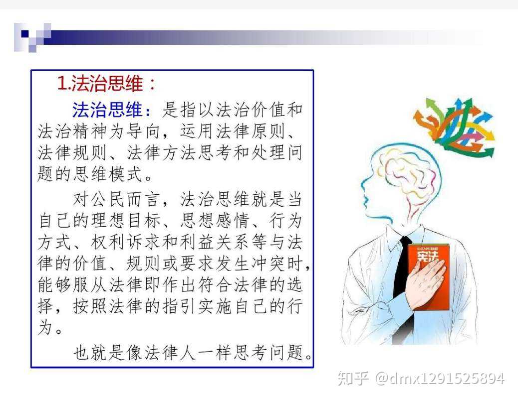 老师叫出关于培养法治思维的节目,想问一下应该从哪方面入手