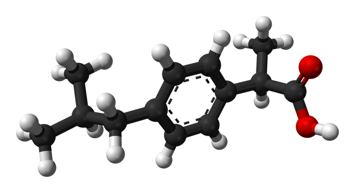 布洛芬的分子结构