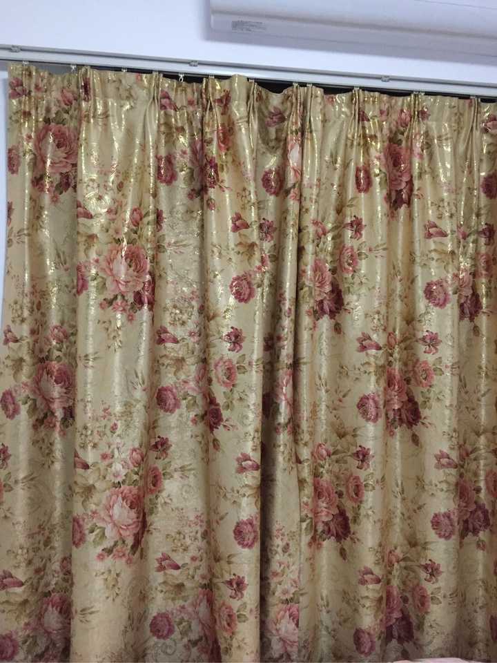 给你们欣赏一下我爸妈选的窗帘,每个房间都一样!
