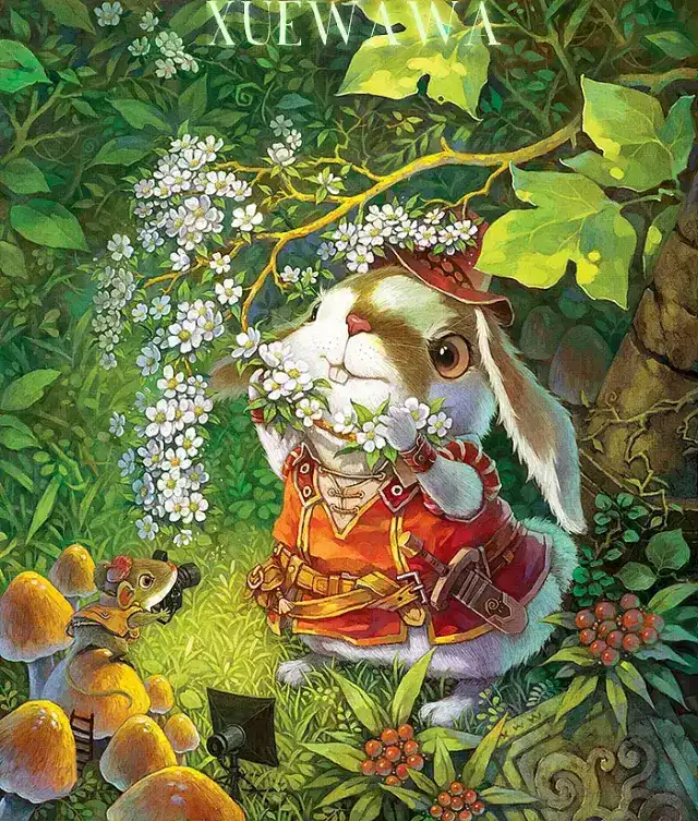 100位插画师,100张经典作品.每一张都特别喜欢!