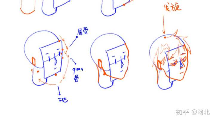请问为什么这样的侧脸很难画好看