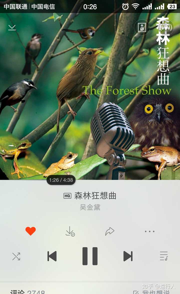 森林狂想曲!尤其是晚上夜深人静的时候听,有意想不到的惊喜!