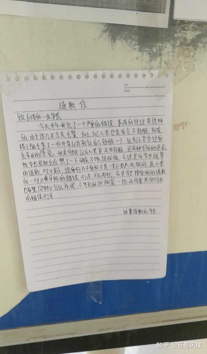 附偷餐狗的检讨书一份