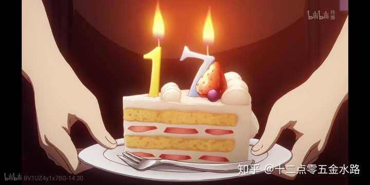 求一些动漫中过生日的场景