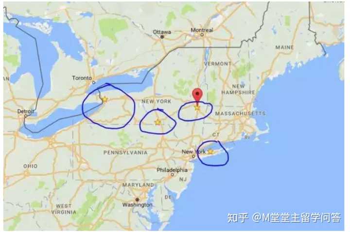 纽约有哪些名校的分校?