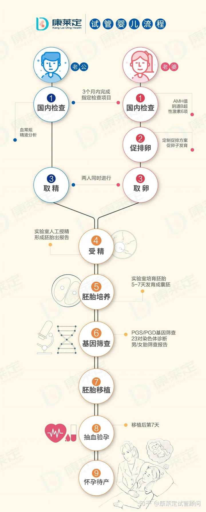 做试管婴儿的流程是怎样的?