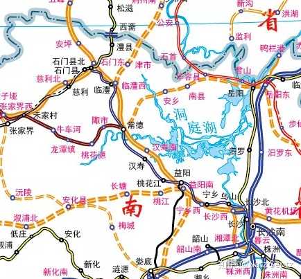 长益常高铁的汉寿南站选址位于现有汉寿站的北面
