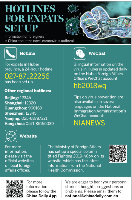 hotlines for expats set up