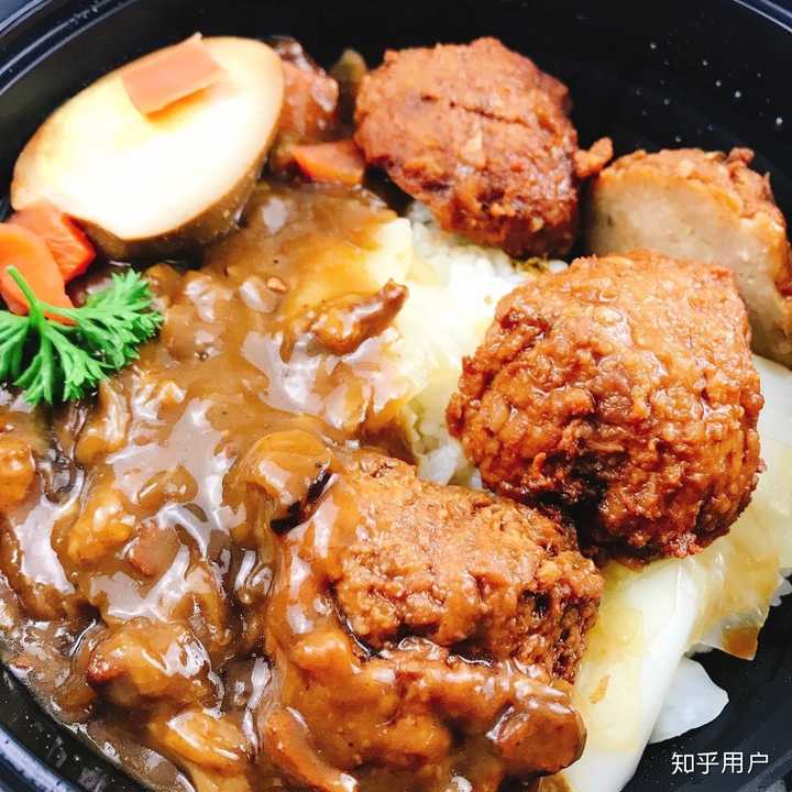 红烧狮子头卤肉饭