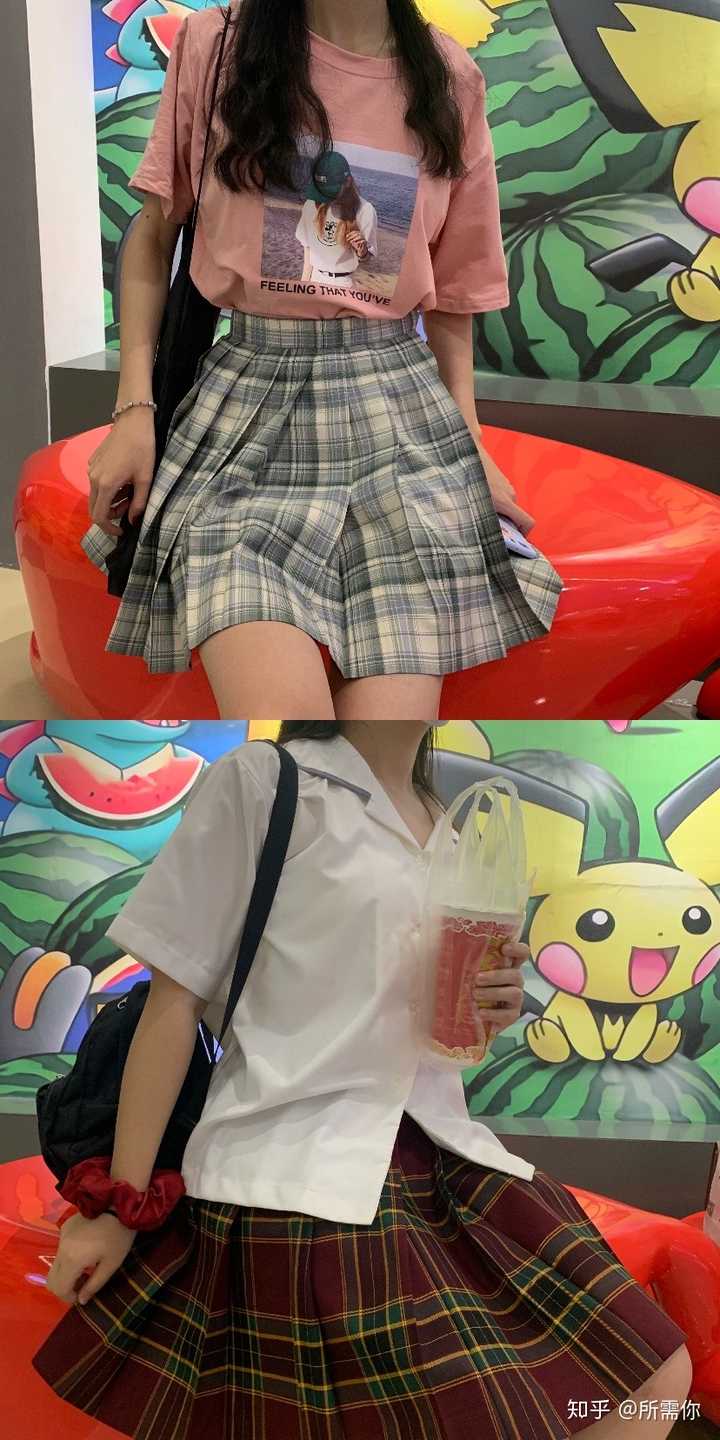 腿粗的女生可以穿jk制服嘛?