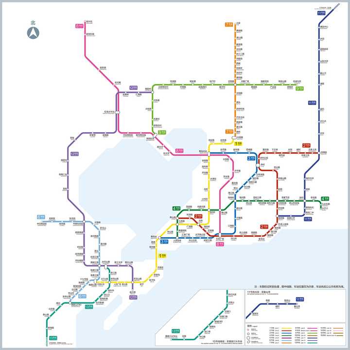请问,哪位大神知道青岛目前建成或者在建以及规划的地铁线路图呀?