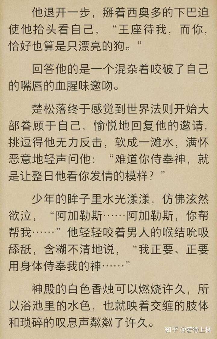 跪求好看的耽美小说原文片段截图,就是那一瞬间,让人忍不住再三品读