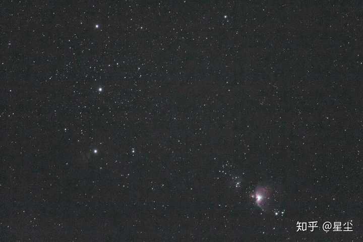 (700d 18135 赤道仪)长焦端拍摄的猎户腰带 f/5.