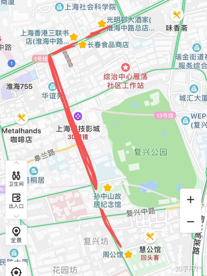 南京西路地图