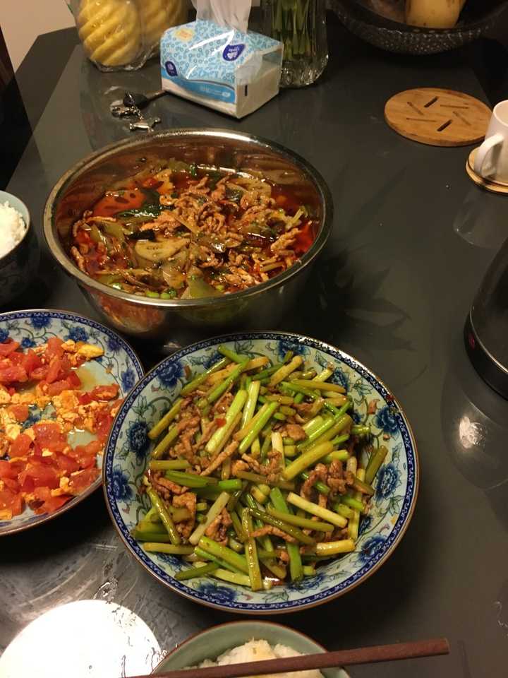 开心!自己做饭自己吃,爽,想吃什么口味就什么口味!