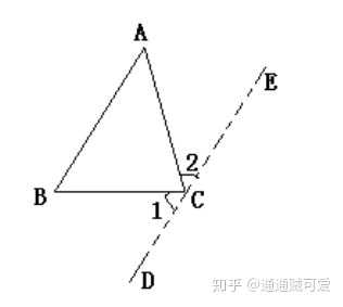 如何证明三角形内角之和等于180度?