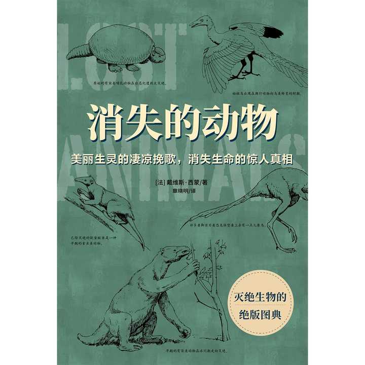 消失的动物灭绝生物的绝版图典书籍
