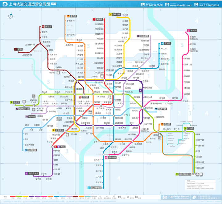 如何画一个优雅的上海地铁图?