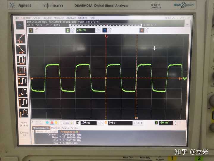 示波器测量方波一般需要3--5倍于信号频率的带宽,那在