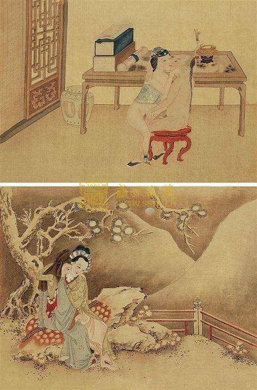 我们从不同时代,任意选了几幅中国古代的裸体画.