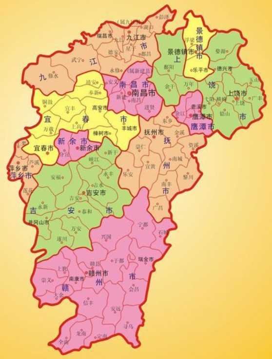 个地级行政区,浮梁建国后其辖区就变更为景德镇,萍乡,新余属袁州地区