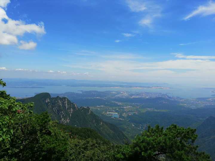 在庐山看的鄱阳湖