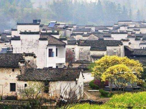 安徽民居陡峭的屋顶和硬朗的山墙 来源:古建中国