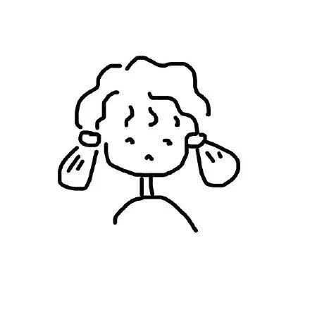 求简笔画风格情侣头像?